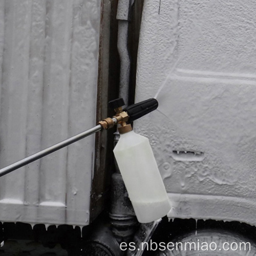 Cañón de espuma de nieve para lavado de coches de alta presión